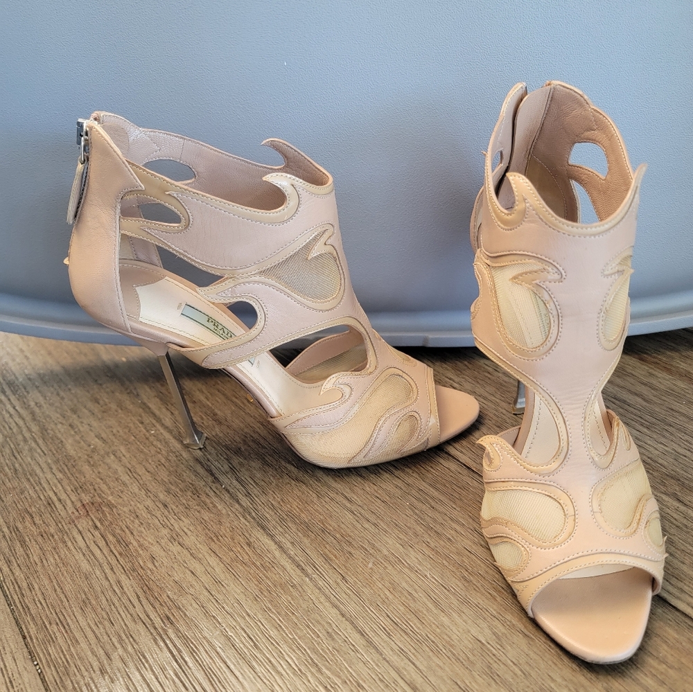Prada flame heels